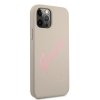 Guess GUHCP12LLSVSGP iPhone 12 Pro Max6,7 szaro różowy/grey pink hardcase Silicone Vintage